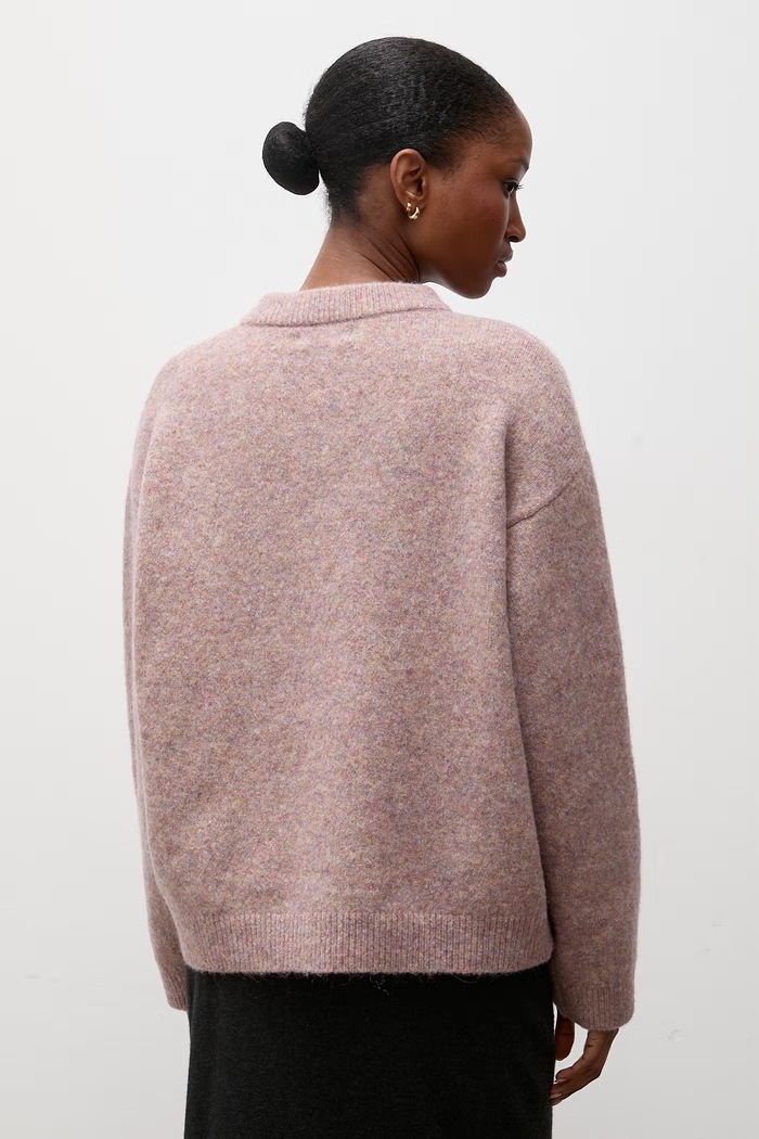 Odzież Answear.LAB Sweter damski z wełną HELEN różowy