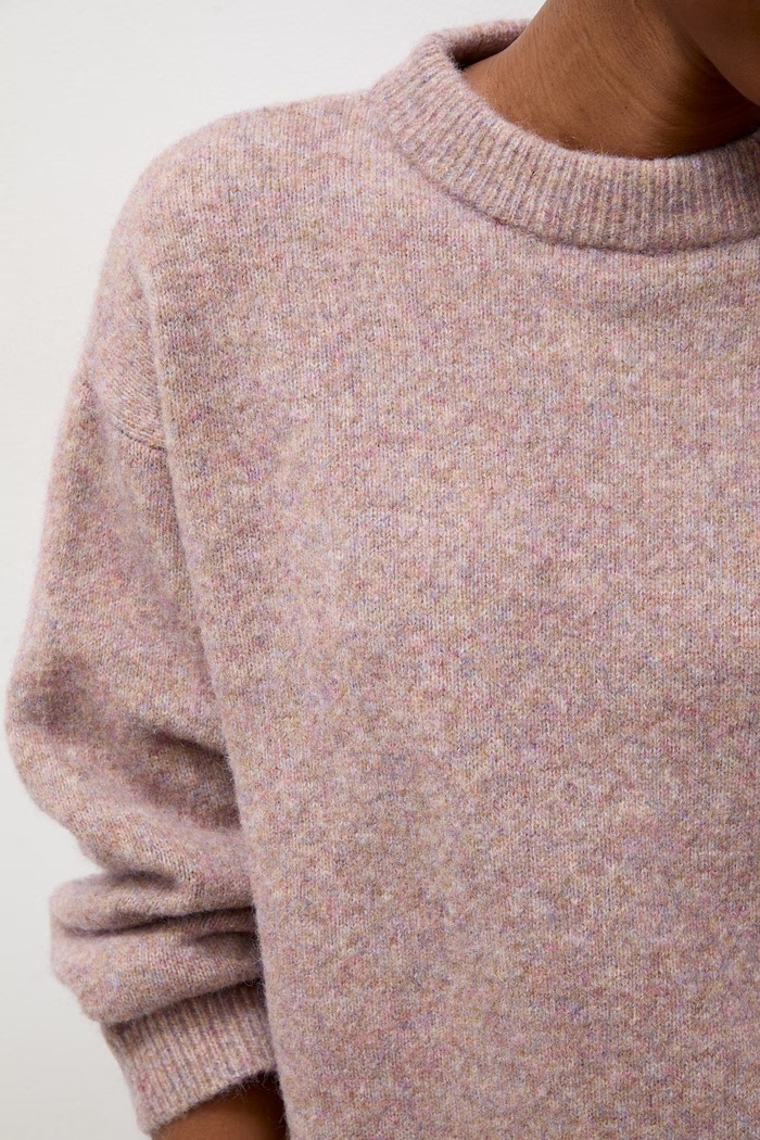Sweter damski z wełną Answear.LAB różowy HELEN