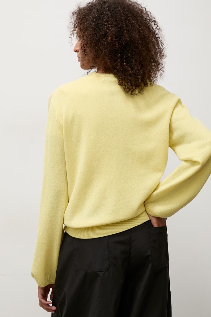 Sweter damski wełniany Answear.LAB żółty NADIA