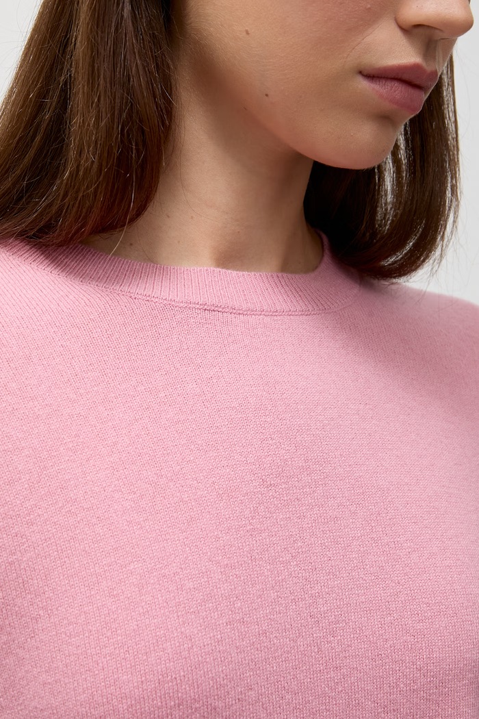 Sweter damski wełniany Answear.LAB różowy NADIA