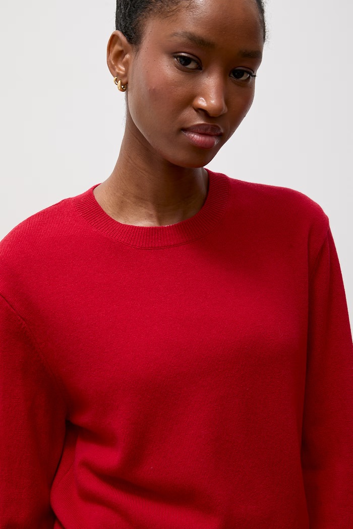 Sweter damski wełniany Answear.LAB czerwony NADIA