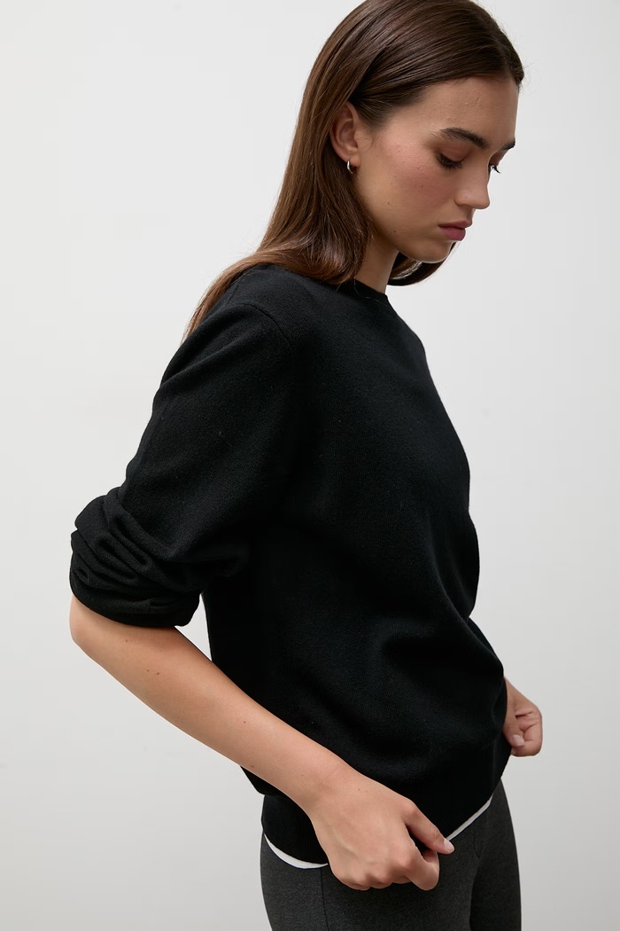 Sweter damski wełniany Answear.LAB NADIA czarny