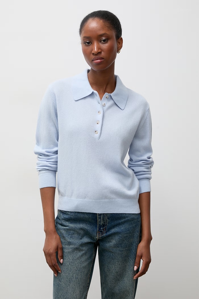 Sweter damski z wełny merino Answear.LAB ISABELA niebieski