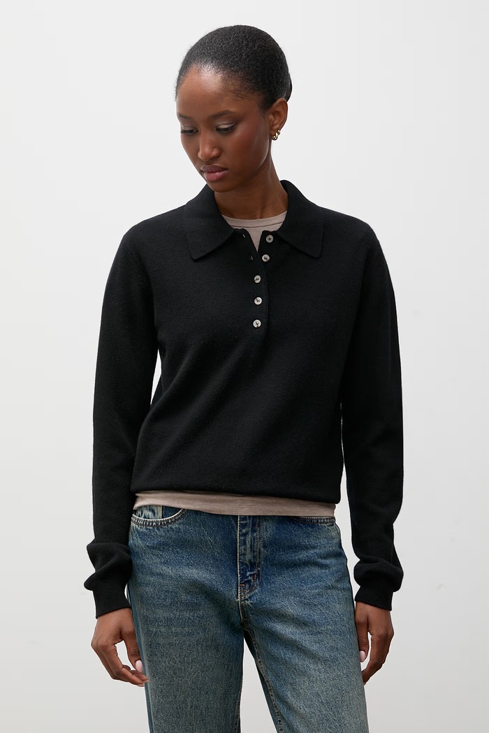 Sweter damski z wełny merino Answear.LAB ISABELA czarny