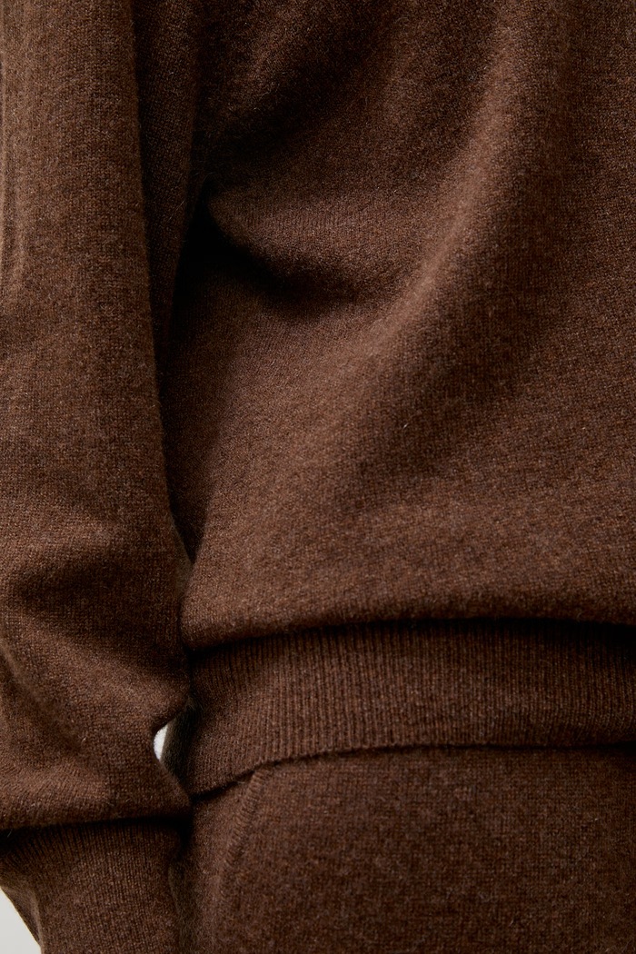 Sweter damski z kaszmirem Answear.LAB brązowy ZW21325
