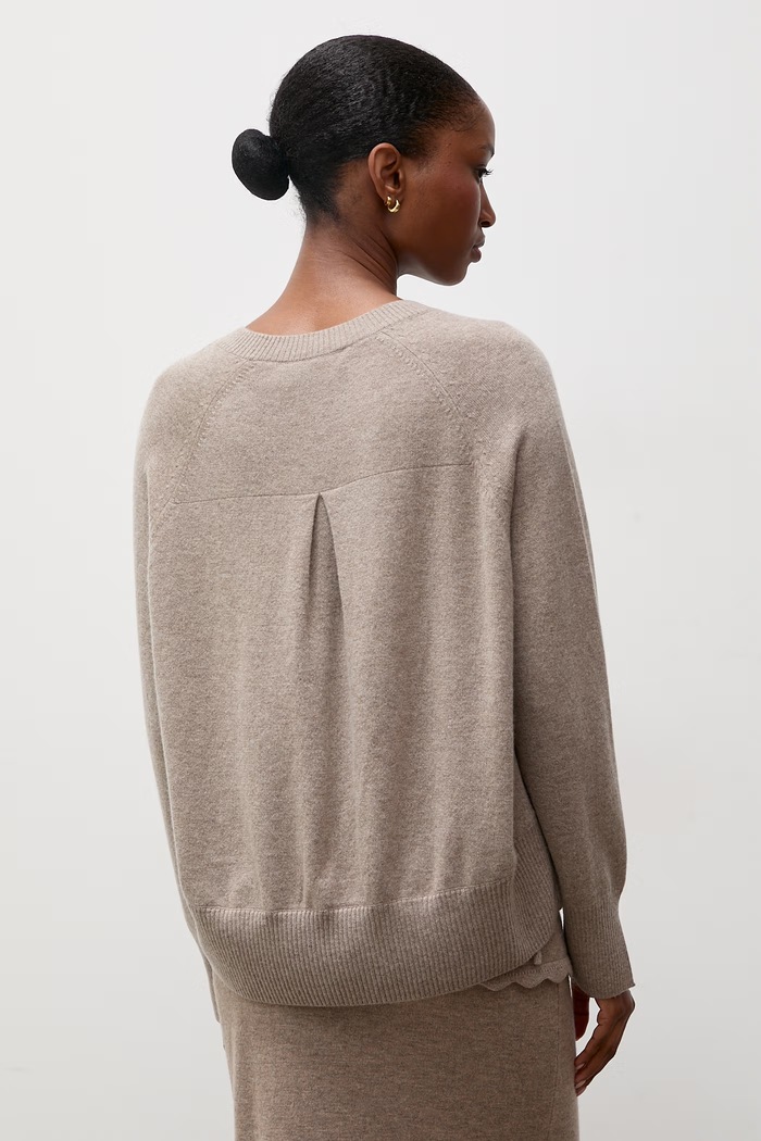 Odzież Answear.LAB Sweter damski wełniany DAN-105 beżowy