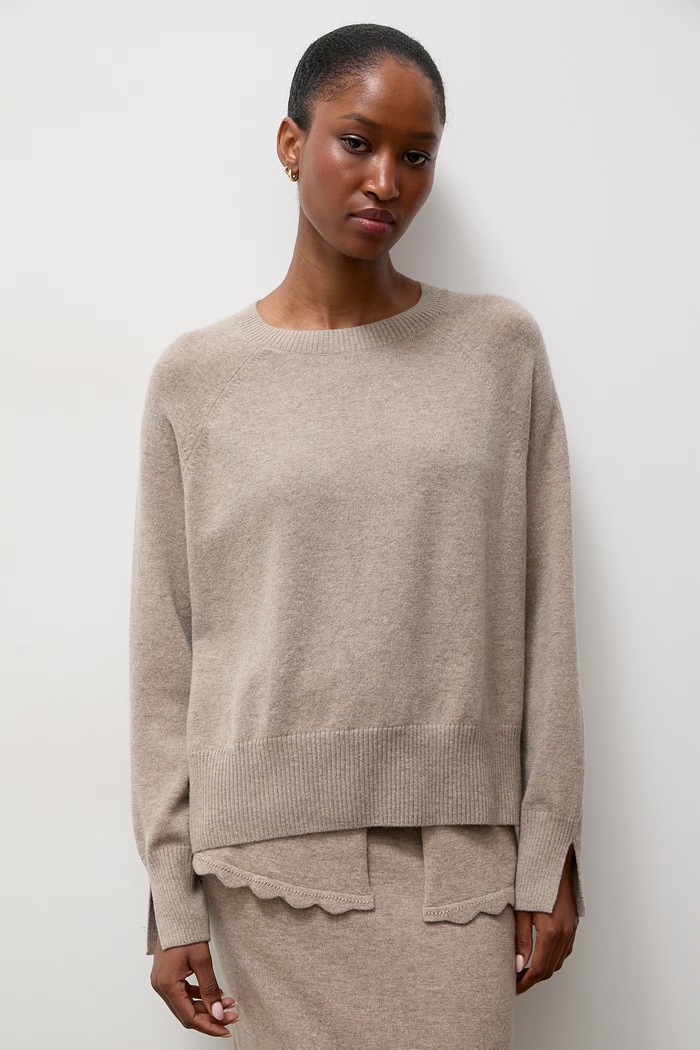 Sweter damski wełniany Answear.LAB DAN-105 beżowy
