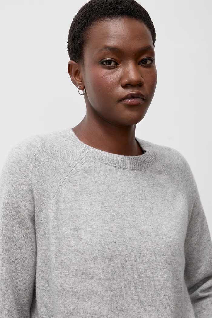 Sweter damski wełniany Answear.LAB szary DAN-105
