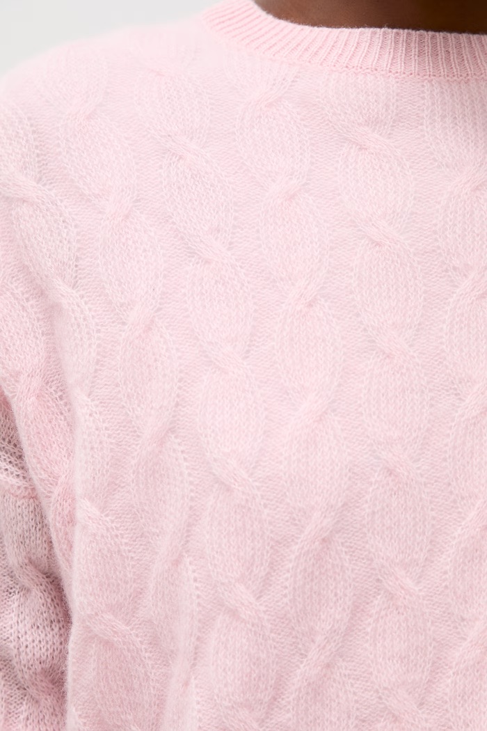 Sweter damski kaszmirowy Answear.LAB różowy ZW25-822