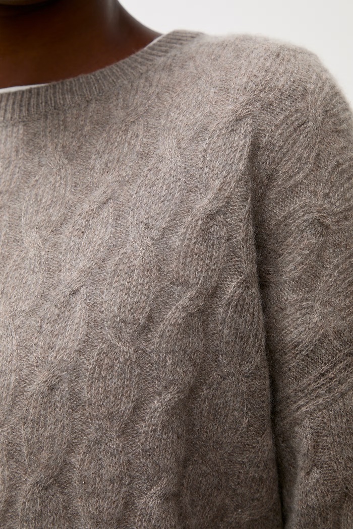 Sweter damski kaszmirowy Answear.LAB ZW25-822 brązowy