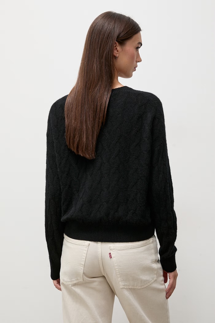 Odzież Answear.LAB Sweter damski kaszmirowy ZW25-822 czarny