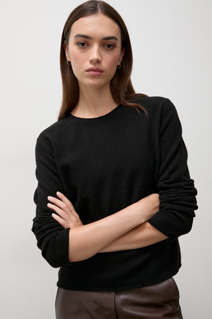 Odzież Answear.LAB Sweter damski wełniany ZW25-813 czarny