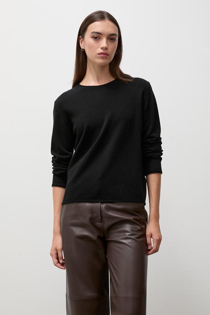 Sweter damski wełniany Answear.LAB ZW25-813 czarny