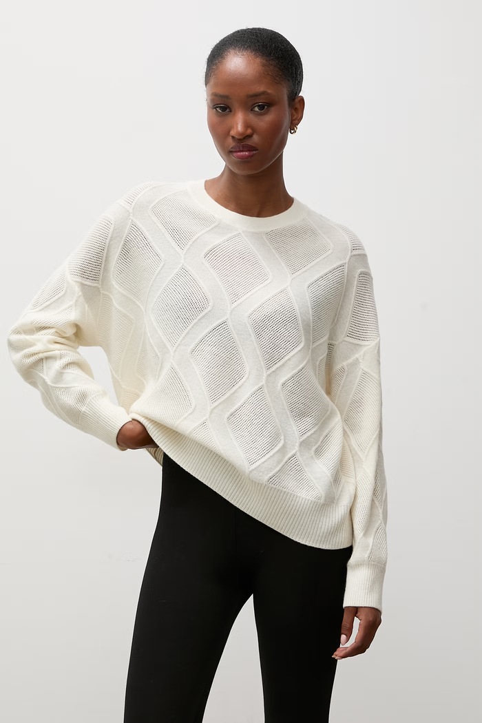 Sweter damski wełniany Answear.LAB ZW25-829 beżowy