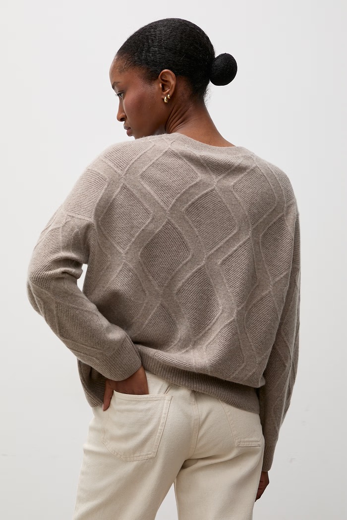 Odzież Answear.LAB Sweter damski wełniany ZW25-829 beżowy