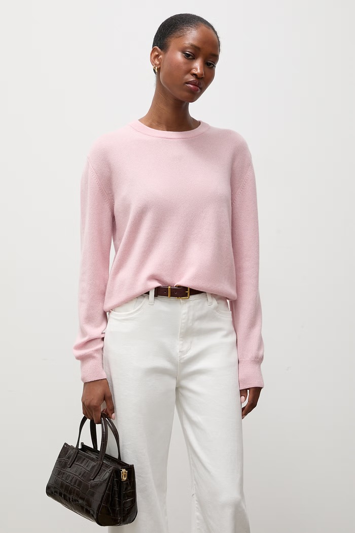 Sweter damski wełniany Answear.LAB ZW23-278 różowy
