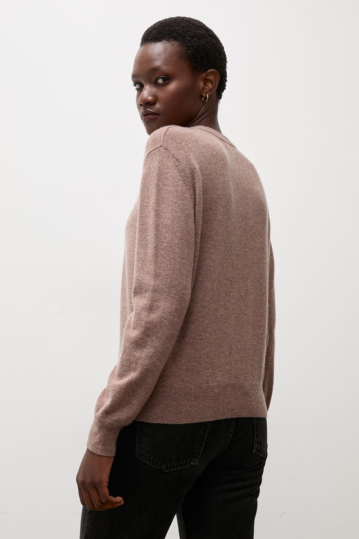 Odzież Answear.LAB Sweter damski wełniany ZW23-278 brązowy