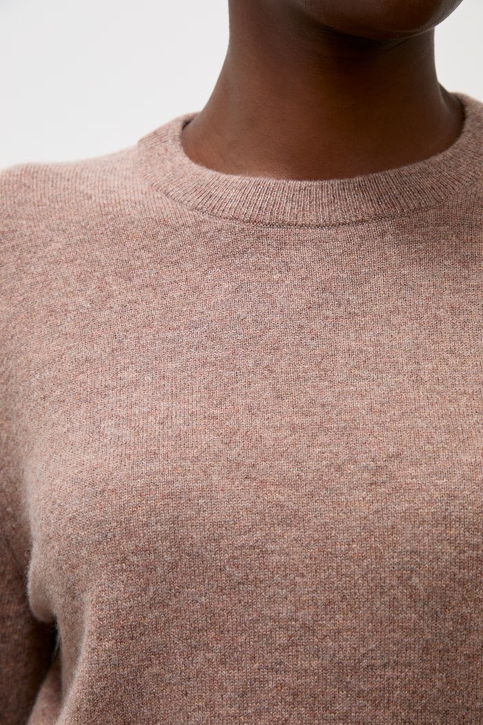 Sweter damski wełniany Answear.LAB ZW23-278 brązowy