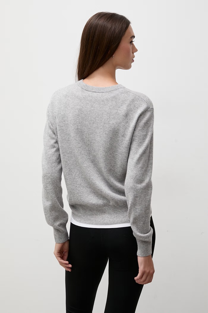 Odzież Answear.LAB Sweter damski wełniany ZW23-278 szary