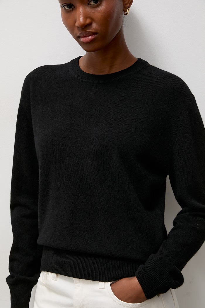 Sweter damski wełniany Answear.LAB ZW23-278 czarny