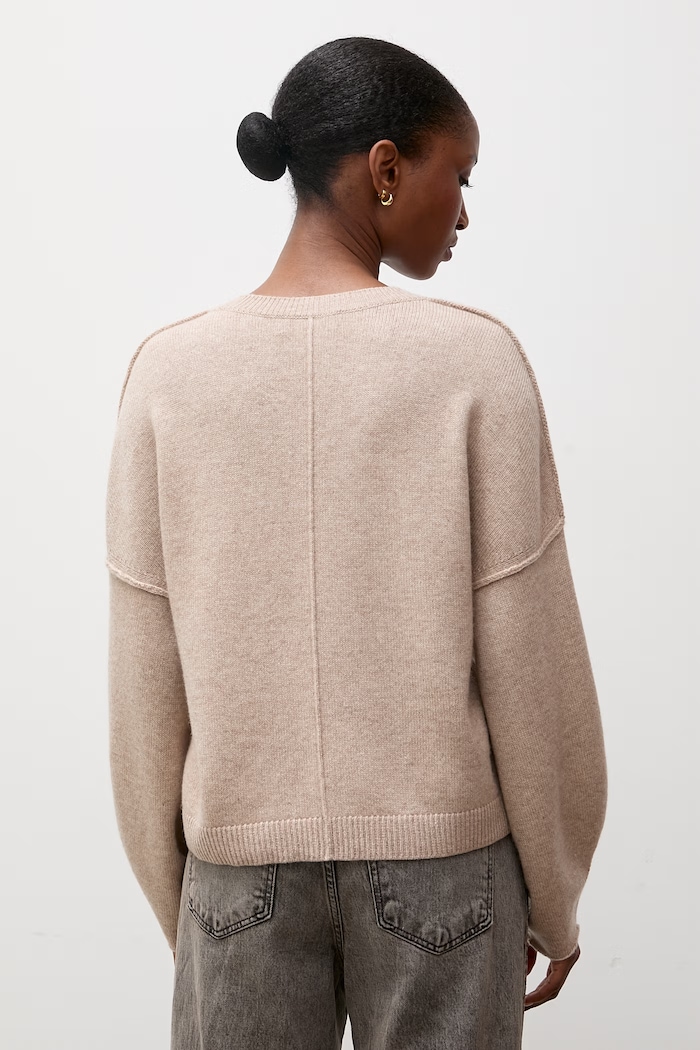Odzież Answear.LAB Sweter damski z kaszmirem ZW21322 beżowy