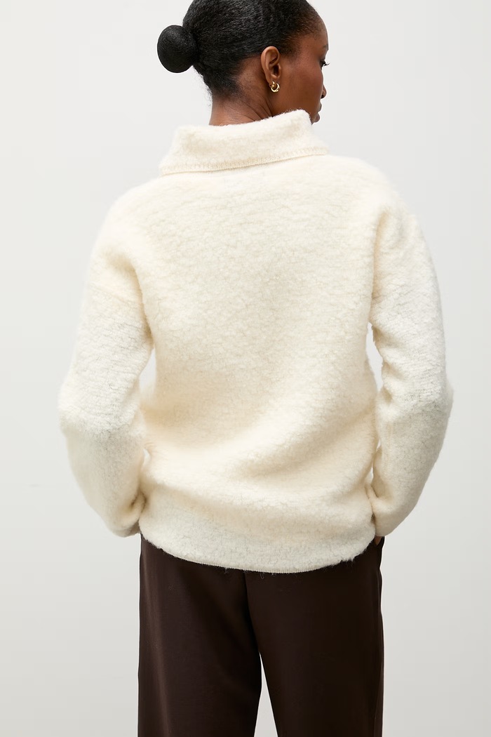 Odzież Answear.LAB Sweter damski wełniany CJF2979.fjk beżowy