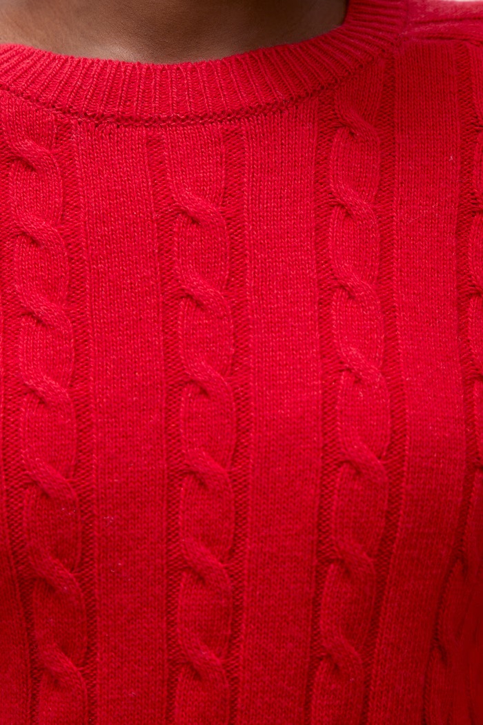 Sweter damski z wełną Answear.LAB czerwony FF2988.fjk