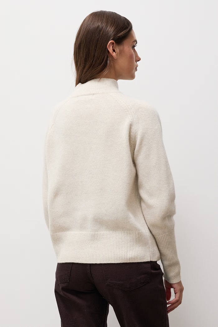 Odzież Answear.LAB Sweter damski z wełną ASF2922.fjk beżowy