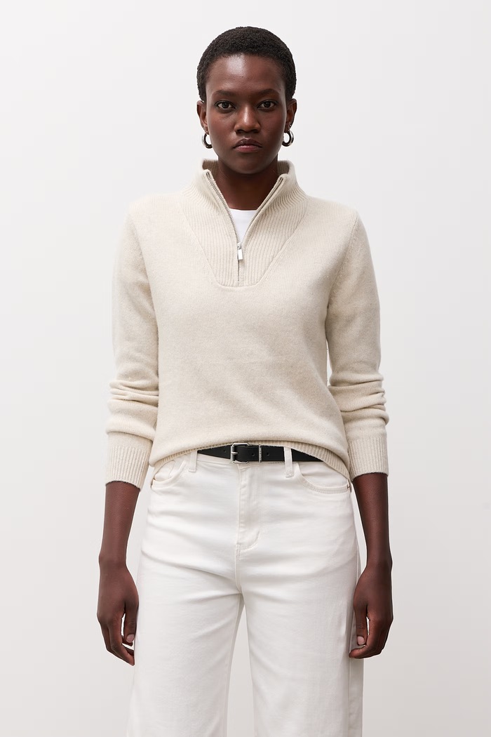 Sweter damski z wełną Answear.LAB CJF2976.fjk beżowy