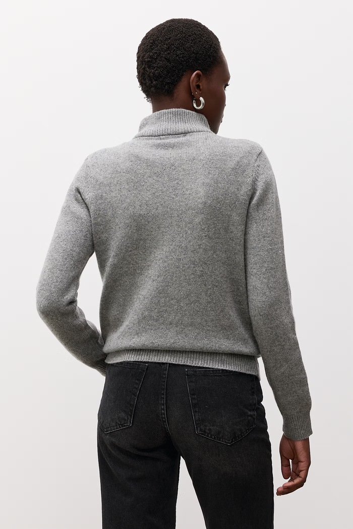 Odzież Answear.LAB Sweter damski z wełną CJF2976.fjk szary