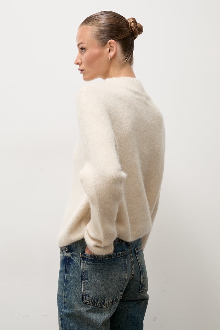 Odzież Answear.LAB sweter damski z wełną lu1171.frjr beżowy