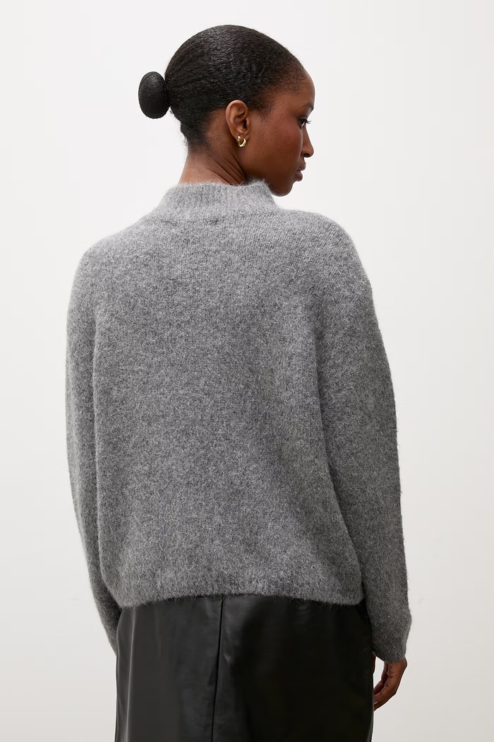 Odzież Answear.LAB Sweter damski z wełną lu1171.frjr szary
