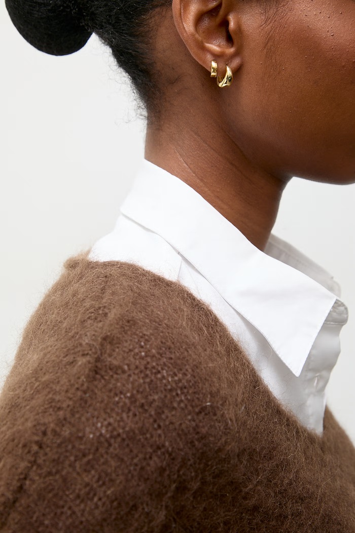 Answear.LAB Sweter damski z dodatkiem wełny lu1167Long.frjr