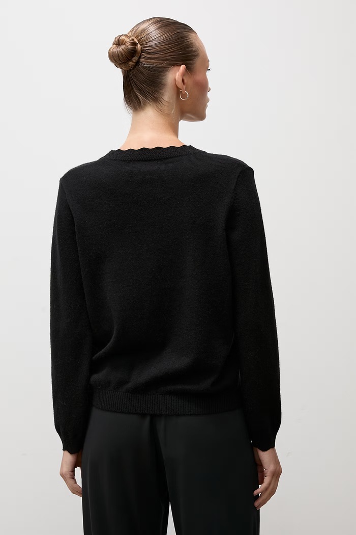 Odzież Answear.LAB Sweter damski z wełną 1304.frjr czarny