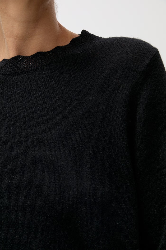 Sweter damski z wełną Answear.LAB czarny 1304.frjr