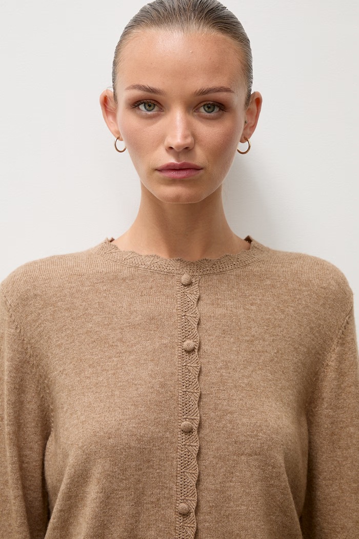 Answear.LAB sweter damski z wełną brązowy lu1179.frjr