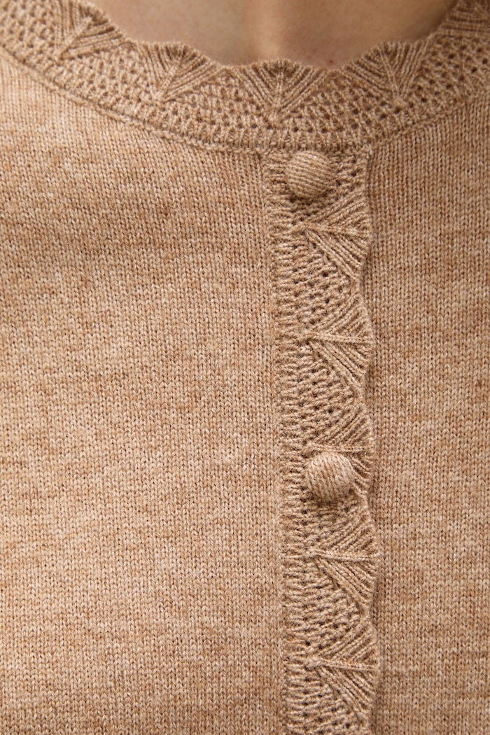 Sweter damski z wełną Answear.LAB brązowy lu1179.frjr