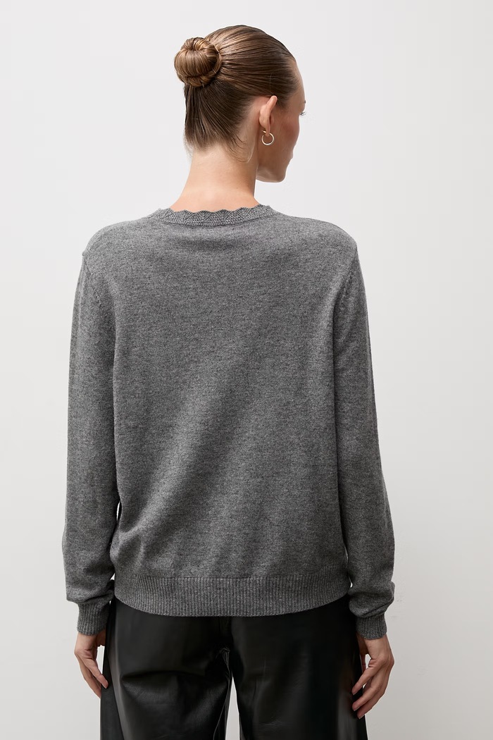 Odzież Answear.LAB sweter damski z wełną lu1179.frjr szary