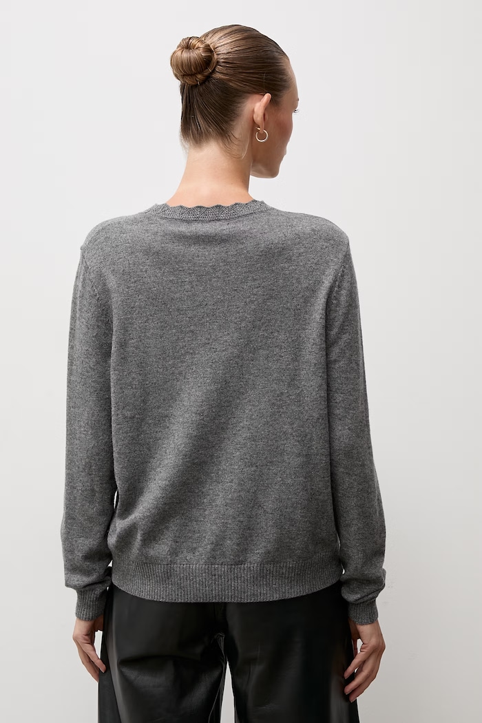 Odzież Answear.LAB sweter damski z wełną lu1179.frjr szary