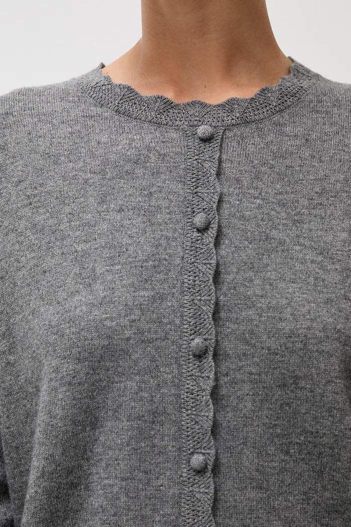 Answear.LAB sweter damski z wełną lu1179.frjr szary