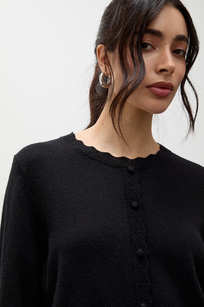 Sweter damski z wełną Answear.LAB czarny lu1179.frjr