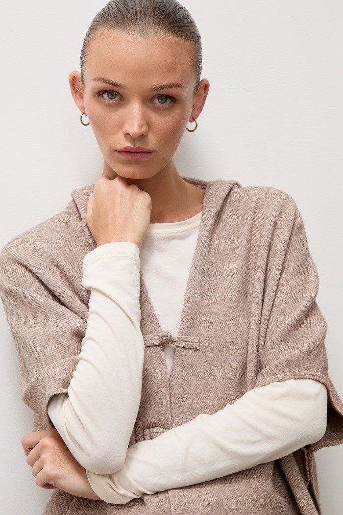 Answear.LAB poncho damskie z wiskozą IP22P62.fjr
