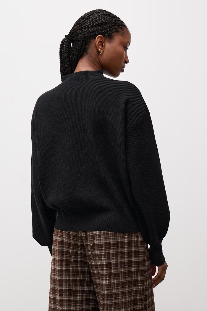 Odzież Answear.LAB Sweter damski z wiskozą QT91064 czarny