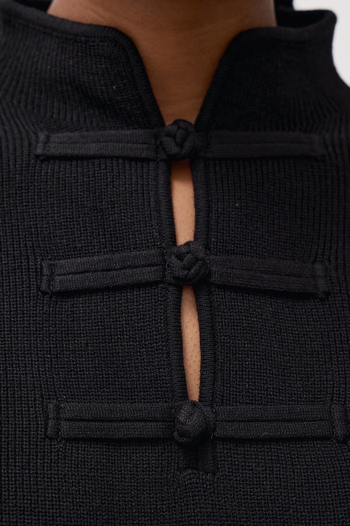 Sweter damski z wiskozą Answear.LAB czarny QT91064