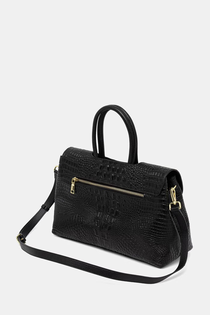 Akcesoria Answear.LAB torebka crossbody damska skórzana YP-7.cjk czarny