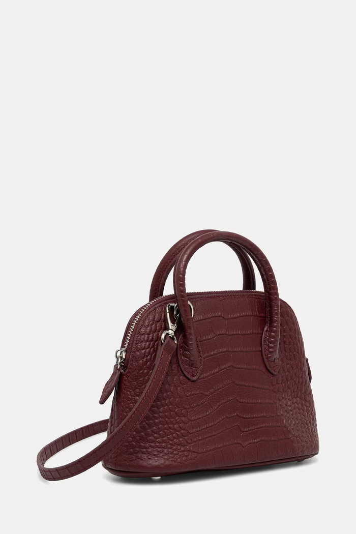 Answear.LAB torebka crossbody damska skórzana LH-1A.cjk bordowy WA26
