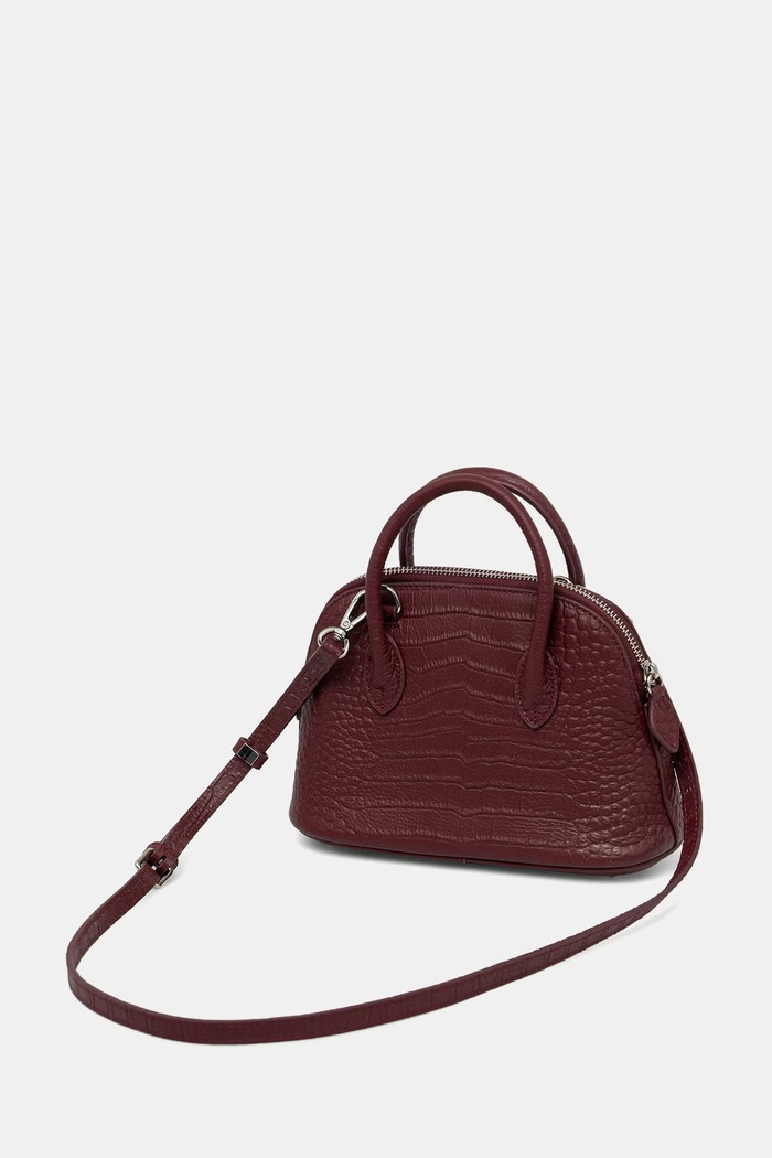 Akcesoria Answear.LAB torebka crossbody damska skórzana LH-1A.cjk bordowy