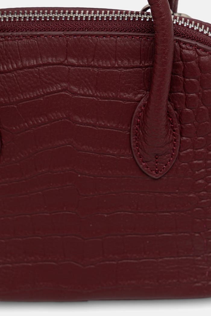 Answear.LAB torebka crossbody damska skórzana bordowy LH-1A.cjk