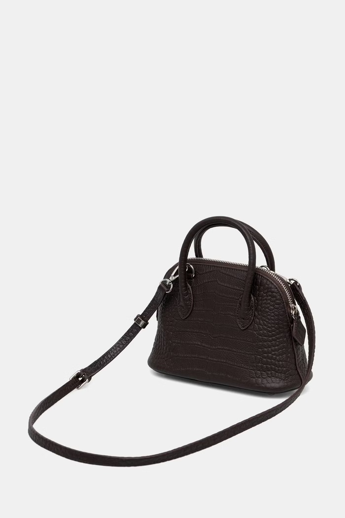 Akcesoria Answear.LAB torebka crossbody damska skórzana LH-1A.cjk brązowy