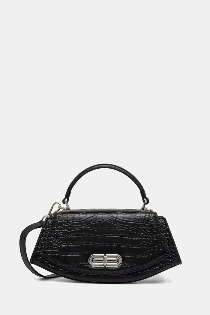 Answear.LAB torebka crossbody damska skórzana czarny YP-6.cjk
